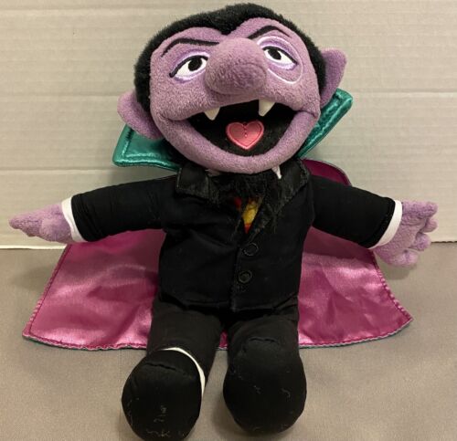 Sesame Street The Count Plush 11 Inch Sesame Place Vampire Stuffed Animal - Picture 1 of 6