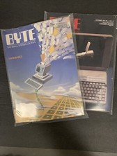 Lot of 2  BYTE MAGAZINE  1984  October November  EXCELLENT BYT-84-ON