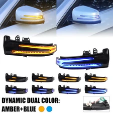 For Mercedes Benz W204 W212 W176 Dynamic LED Side Mirror Turn Signal Light Lamps