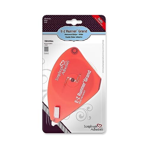 SCRAPBOOK ADHESIVES BY 3L E- Z Runner Grand Strips-Refill-Permanent, (D7D)