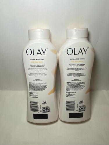 Confezione da 2 Olay Ultra Umidità lavaggio corpo con burro di karitè 22 FL OZ - Foto 2 di 4