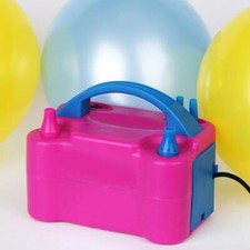 Dual Nozzles Portable Electric Air BALLOON PUMP Birthday Wedding Decorations