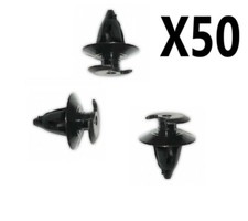 INTERIOR DOOR CARD PANEL TRIM LINING CLIPS FOR VW T25 GENUINE QUALITY X 50