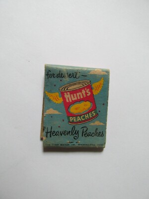 Matchbook, Goulash with Hunt's Tomato Sauce & For Desert Heavenly Peaches