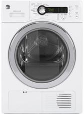GE 24 White Ventless Condenser Electric Dryer...