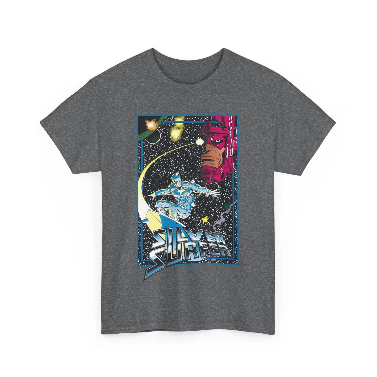 Silver Surfer T-Shirt - Marvel Comics - Ron Lim Art - Galactus - Norrin Radd