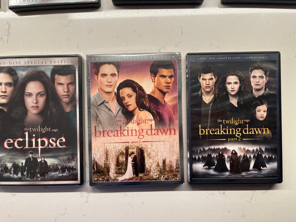 Twilight Saga DVD Complete 5 Disk Complete Set | Twilight, New