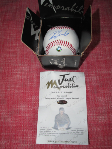 AUTHENTIC 2000 ROY OSWALT AUTOGRAPH SIGNED BASEBALL JUST MEMORABILIA COA IN BOX - Picture 1 of 7