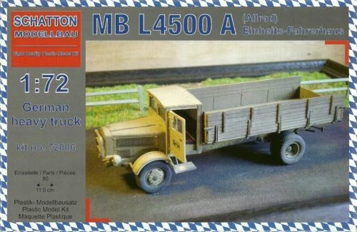 Modellini statici camion scala 1:72 per Mercedes