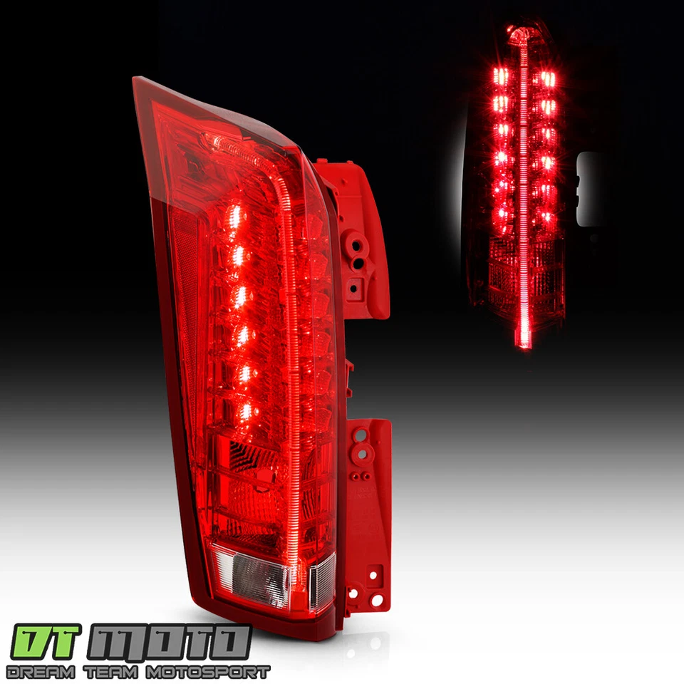 2010-2016 Cadillac SRX Red Clear LED Tail Light Brake Lamp Left Driver side - Imagem 2 de 4