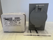 Reliance Controls Generator Power Inlet Box, 30 Amp, Model# PB30 - L14-30C