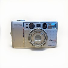 Samsung Fino 120 Super 35mm Film Point And Shoot Camera Silver Tested