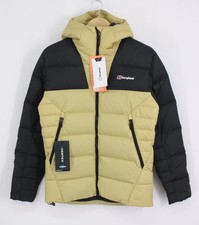 Image of BERGHAUS MENS RONNAS REFLECT JACKET PUFFER SIZE XS NAT/ BLACK  RRP £200 IB