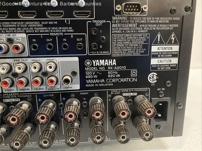 Yamaha Natural Sound AV Receiver RX-A2010 - Parts or Repair | eBay
