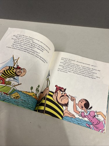 Popeye The Sailor Man A Whale of a Tale Book and Cassette 1981 Olive Oyl Brutus - Picture 11 of 14