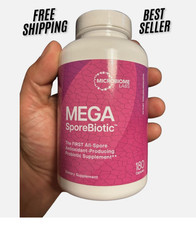 Microbiome Labs MegaSporeBiotic (180 Capsules) - Probiotic, 7/27 Expire.