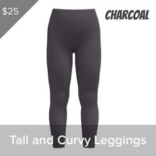 TC LuLaRoe Tall Curvy Leggings -Solid Charcoal- NWT