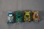 Lot of 4 Vtg Hot Wheels Redline 1970 Special Delivery T42 Hot Heap Cockney Cab