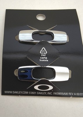 Oakley Replacement Chrome Icons Batwolf Sunglasses Model Attachments Pair