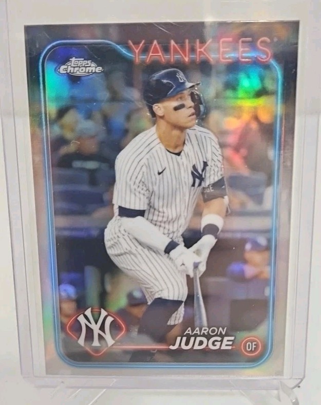 2024 Topps Chrome Aaron Judge Refractor #50 New York Yankees