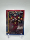 2025 Topps Chrome Jayden Daniels Red White & Blue Refractor Commanders #295