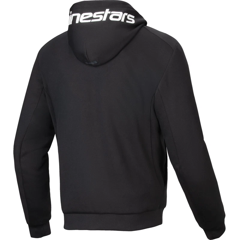 Alpinestars V2 Hoodie Black White, photo 3 of 3
