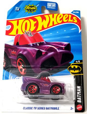 2023 Hot Wheels Batman Classic TV Series Purple Batmobile 4/5 - 144/250 - New
