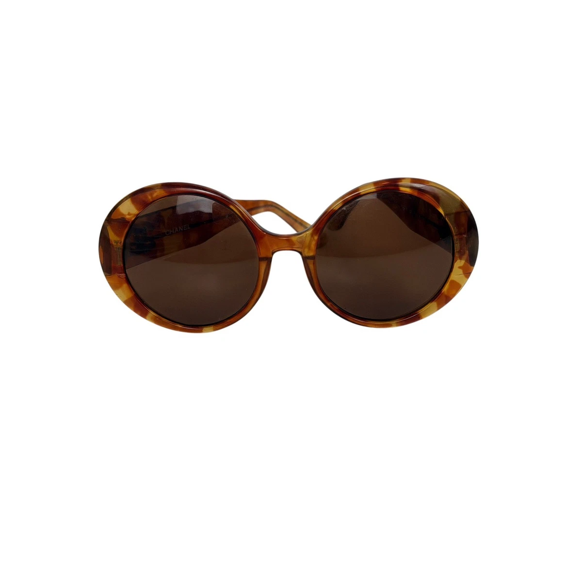CHANEL Brown Round Sunglasses for Women for sale | eBay display picture 3