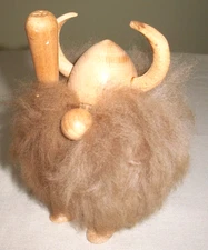 SCANDINAVIAN VIKING 6 INCH WOOD DOLL