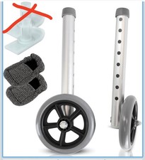 Walker Sport Wheels Replacement - ONE Ski Glide  Two Covers  Read 