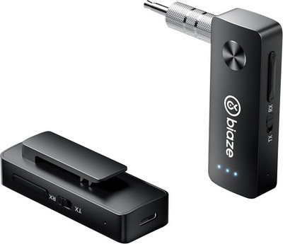 Bluetooth 5.3 Transmitter and Receiver, Plug Play 3.5mm Audio Adapter,... 