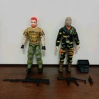 GI Joe 2003 Tiger Force Big Brawler v2 & Wreckage v1 Figures - Loose