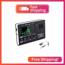 WINGO Digital Metronome Tuner 3in1 for Chromatic/Guitar/Bass/Ukulele/Violin