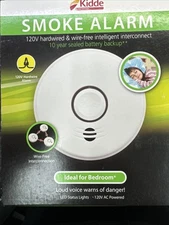 Kidde Hardwired & Wire- free Smoke Alarm with Battery Backup 21027320  P4010ACS