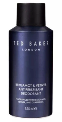 Ted Baker Men's Bergamot & Vetiver Anti Perspirant Deodorant 150ml