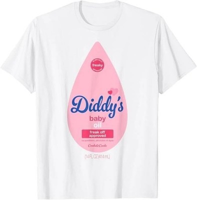 Baby Oil Costume Funny Bottle for Halloween T-Shirt