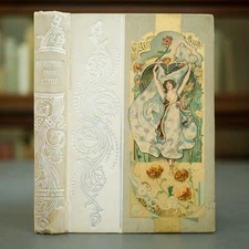 1902 ANTIQUE ART NOUVEAU BINDING ALPHONSE MUCHA GEORGE ELIOT MIDDLEMARCH ROMOLA