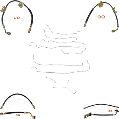 Complete Brake Line & Hose Kit Fits Hummer H2 2003-2007 BLH97