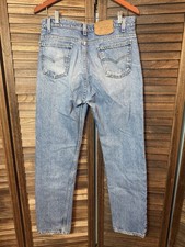 Vintage 80s Levi's 505 Regular Fit Jeans 34x32, Made in USA Orange tab