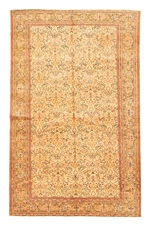 Traditional Vintage Hand-Knotted Area Rug 6'5" x 9'5" Oriental Wool Carpet