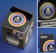 ATARI CHRISTMAS ORNAMENT - VINTAGE ATARI ORNAMENT - ATARI CHRISTMAS BALL *RARE