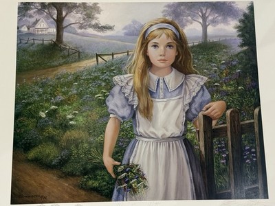 Pati Bannister  Morning Mist  Signed LE Lithograph 33/485 w/ COA + Remark 1991