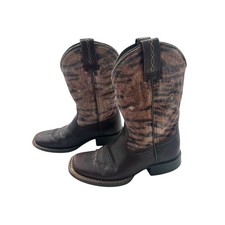 Ariat Kids Quickdraw Western Cowboy Boots Size 10