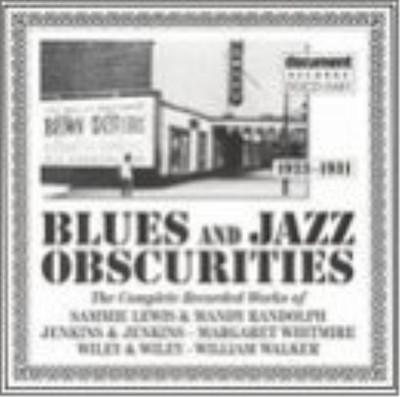 Various Artists Blues Obscurities 1923 - 1931 (CD) Album