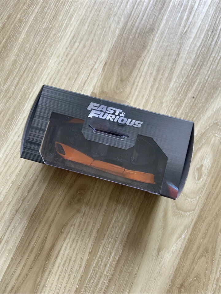 Jada Toys 30732 1:24 Fast & Furious Han's Mazda RX 7 - Arancione - Immagine 2 di 4