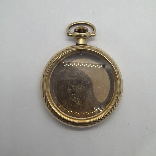 16 Size Illinois Bona Fide 14K Gold Filled Antique Railroad Pocket Watch Case
