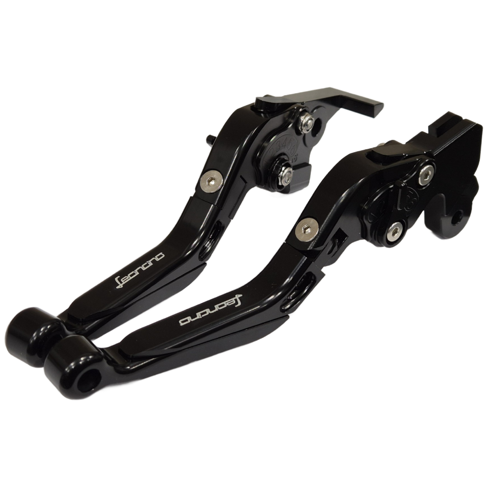 Black Adjustable Folding Brake & Clutch Levers Benelli Leoncino