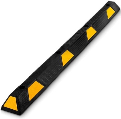 1pc Curb Parking Garage Floor Stopper Heavy Duty Rubber Parking Curb Lot Stopper