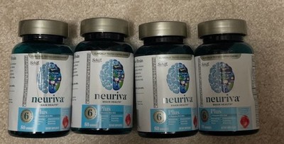 Neuriva Brain health plus 50 gummies 4 pack, Exp 2027