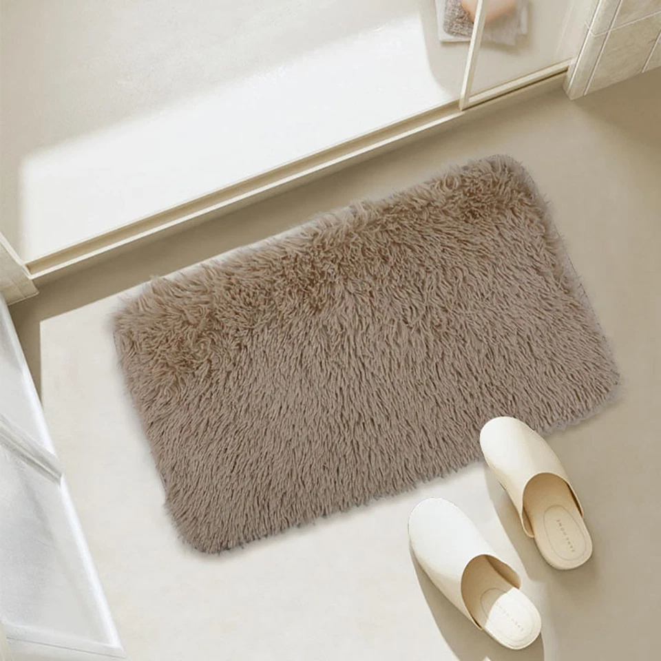 Shaggy Rugs Anti-Slip Large Fluffy Rug Super Soft Living Room Bedroom Carpet Mat - Image 4 of 4